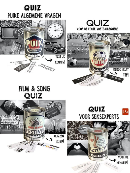 Quizbliq - Quiz questions in a can