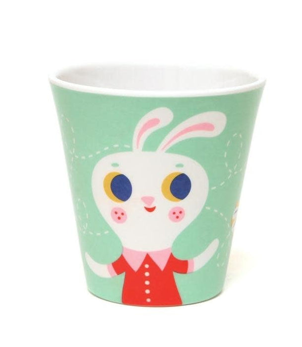 Melamine cup - Fox &amp; Rabbit - Mint