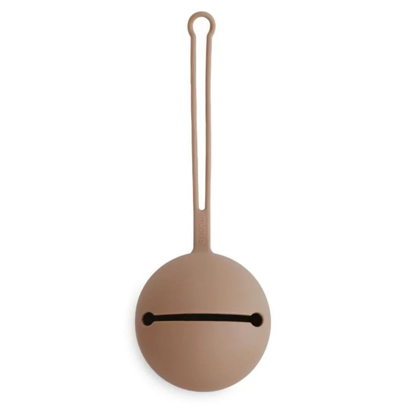 Silicone Pacifier case | Fopspeenhouder Natural | Mushie