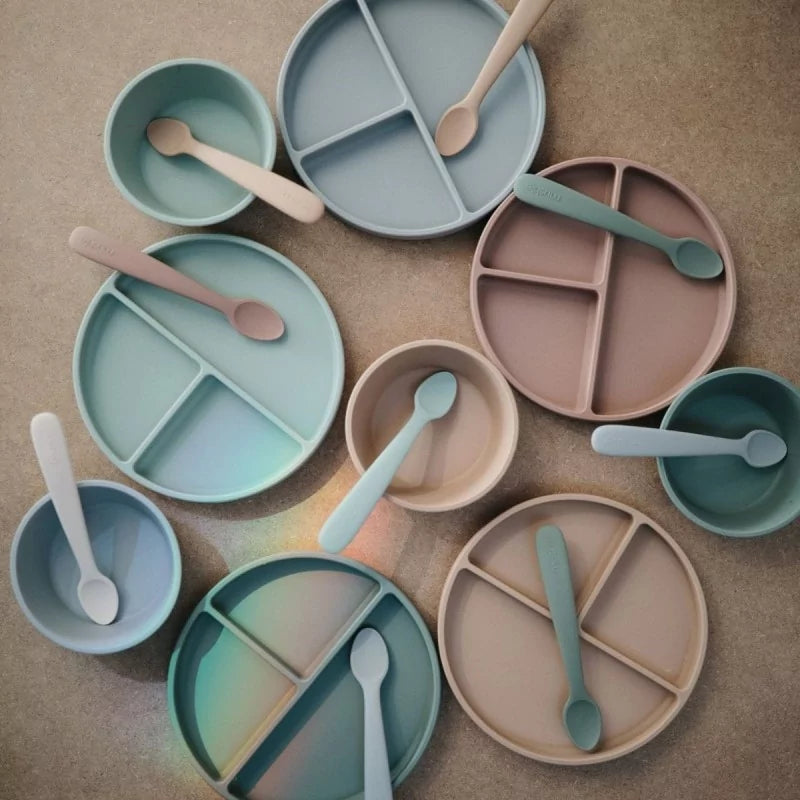 Bord Plate Silicone - 3-vaks | Mushie