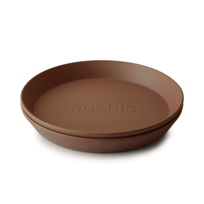 Mushie Plate Round | Caramel 2 pieces