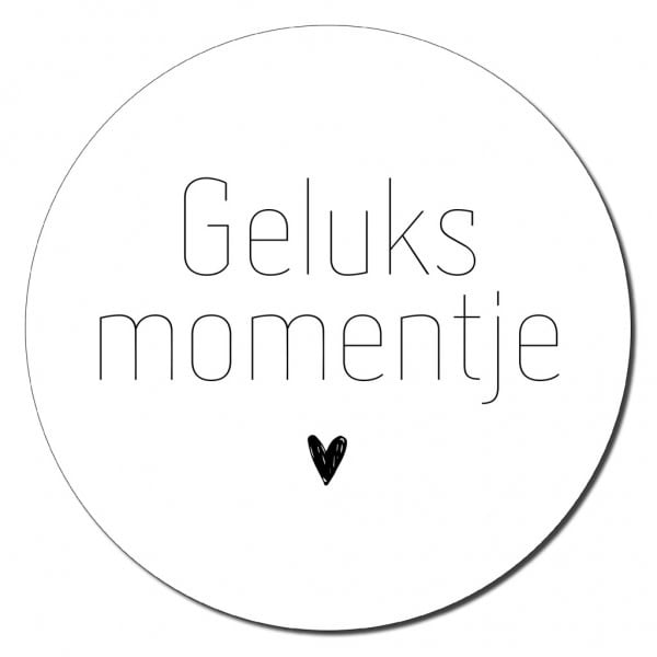 Muurcirkel - Geluksmomentje | The Big Gifts