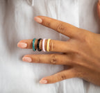 Ring ceramic pastel yellow - diamond ptr
