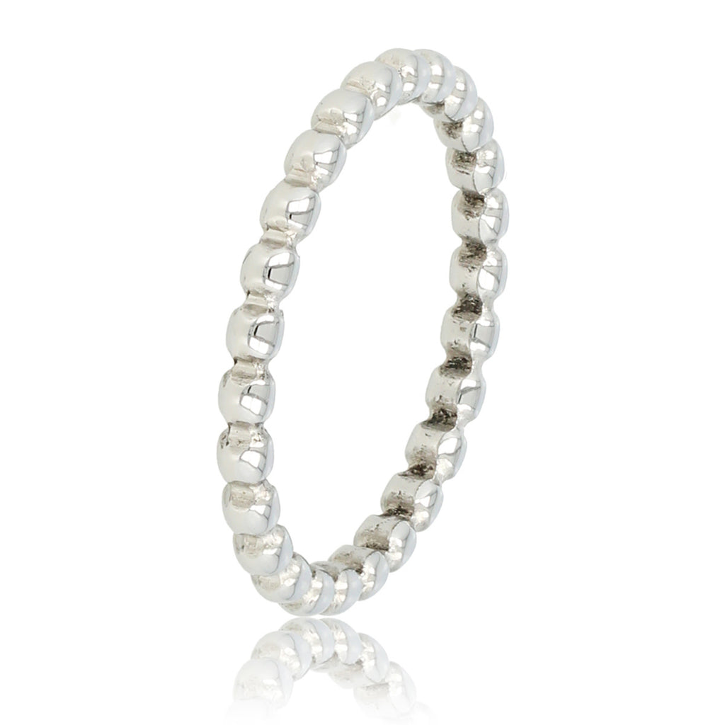 Ring Silber mit Kugeln