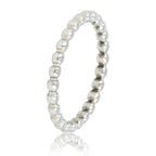 Ring Silber mit Kugeln