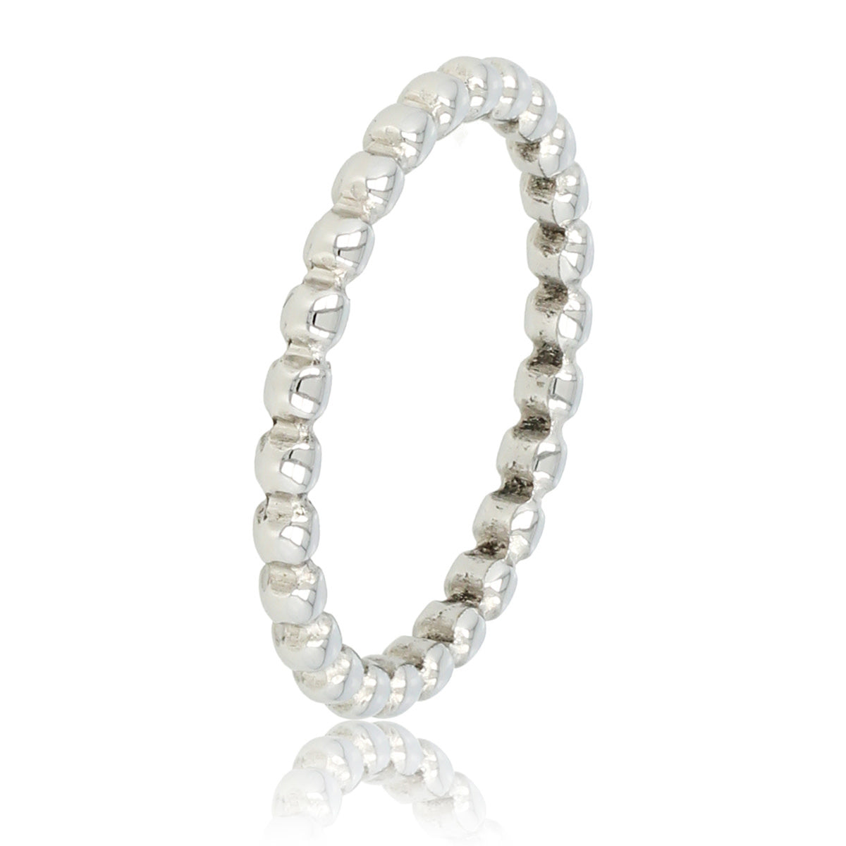 Ring Zilver met bolletjes | My Bendel