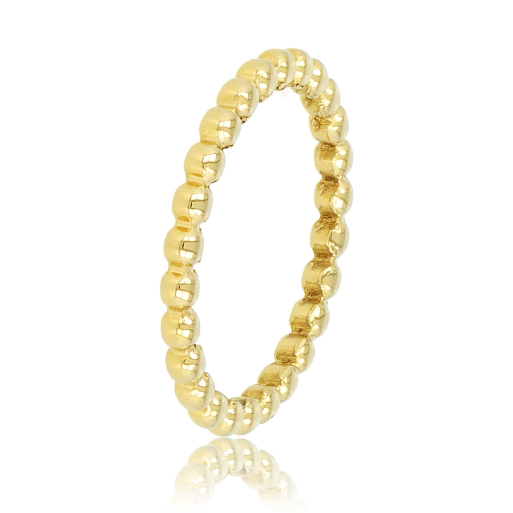 Ring Gold mit Kugeln
