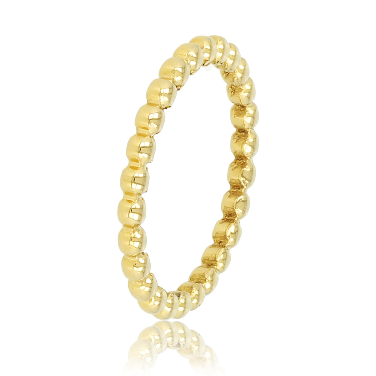 Ring Goud met bolletjes | My Bendel