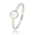 Ring Silver with quartz stone