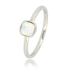 Ring Silver with quartz stone
