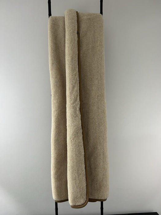 Plaid / Blanket Thor - 100% Wool Beige