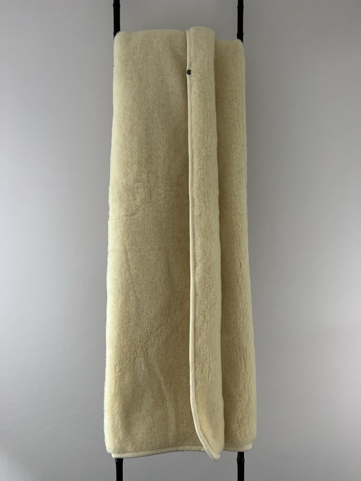 Plaid / Blanket Thor - 100% Wool Cream-white