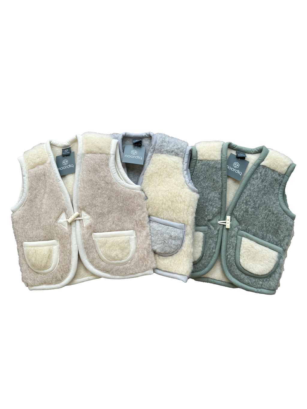 Noordiq Bodywarmer Kids Beige/White