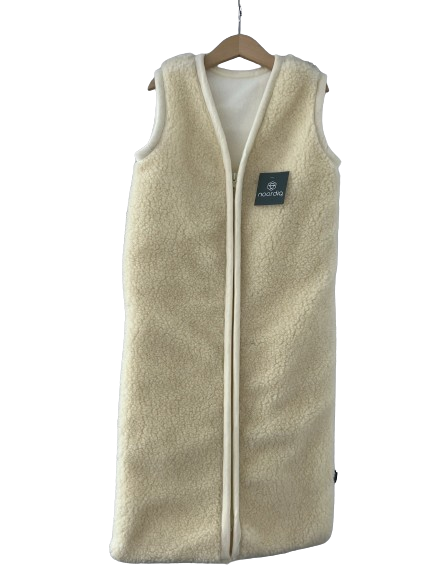 Schlafsack - Baby - 100 % Wolle Beige