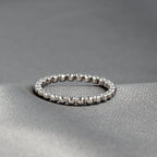 Ring Silber mit Kugeln
