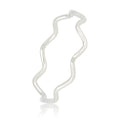 Ring Zilver - Smal met Wave/Golf patroon | My Bendel