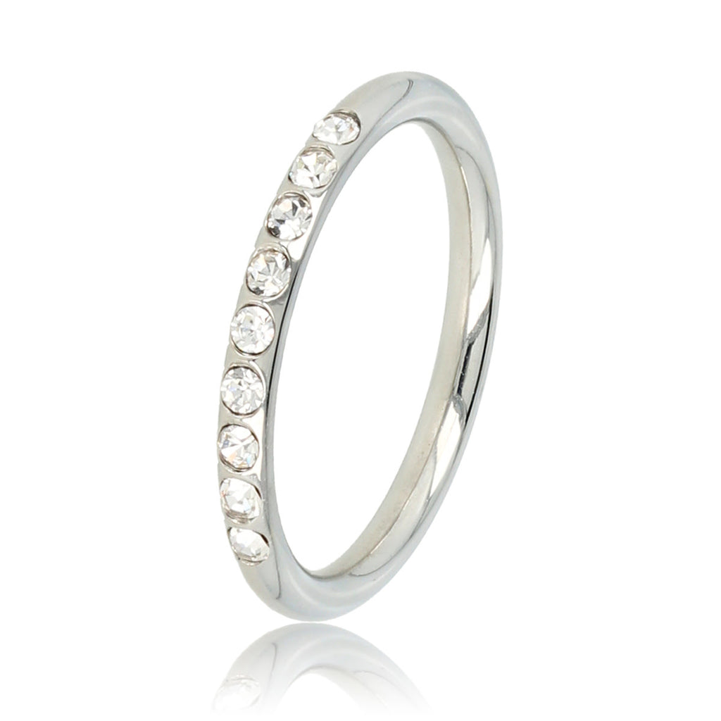 Ring Silber mit Zirkoniasteinen