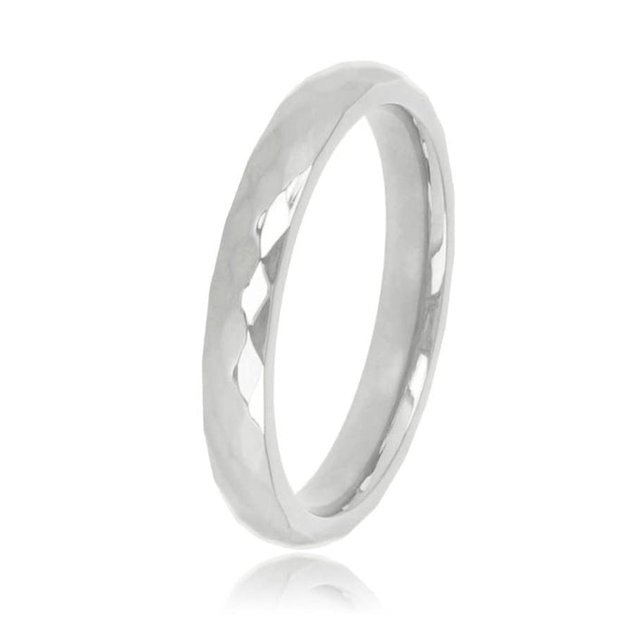Ring Silber – Facettenschliff
