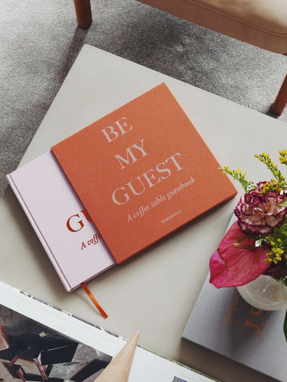 Gastenboek Be My Guest Rust/Pink | Printworks