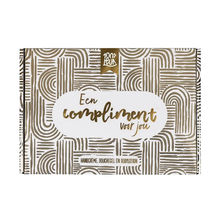 Brievenbuspakket – Compliment | 100% Leuk