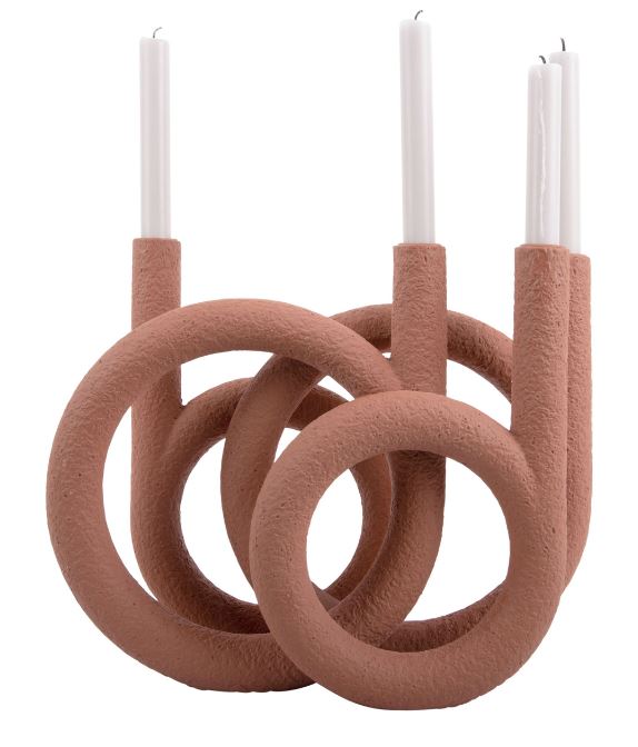 Kandelaar Rings Terracotta | PT Living