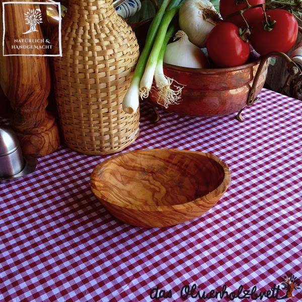 Olive wood bowl - Oval small