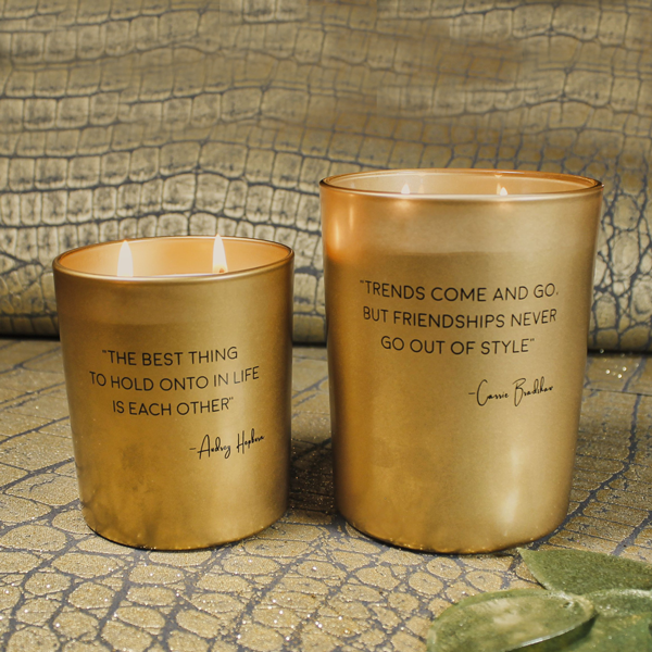 Soy Candle Quotes - Friendship never go out of style - Silky Tonka 