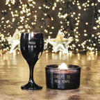 Soy candle - Wine glass - Prosecc Ho Ho Ho - Winter Glow 