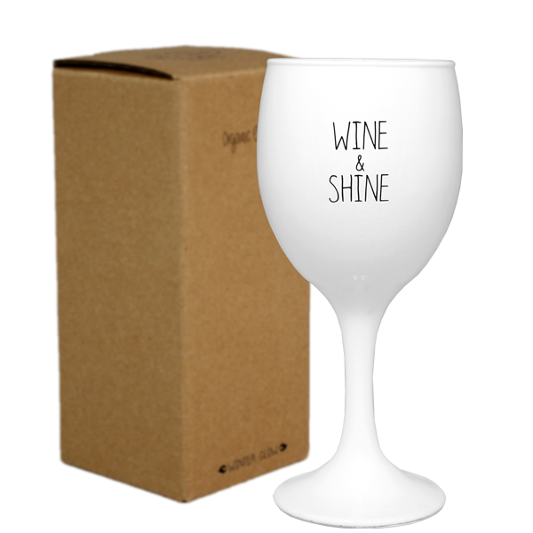 Soy candle - Wine glass - Wine and Shine - Fresh Cotton