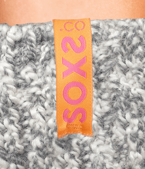 SOXS Woolen Women's Socks Gray - Calf height