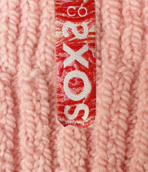 SOXS Woolen Women's Socks Bittersweet - Calf Height Pink 37-41