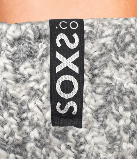 SOXS Woolen Women's Socks Gray - Ankle height