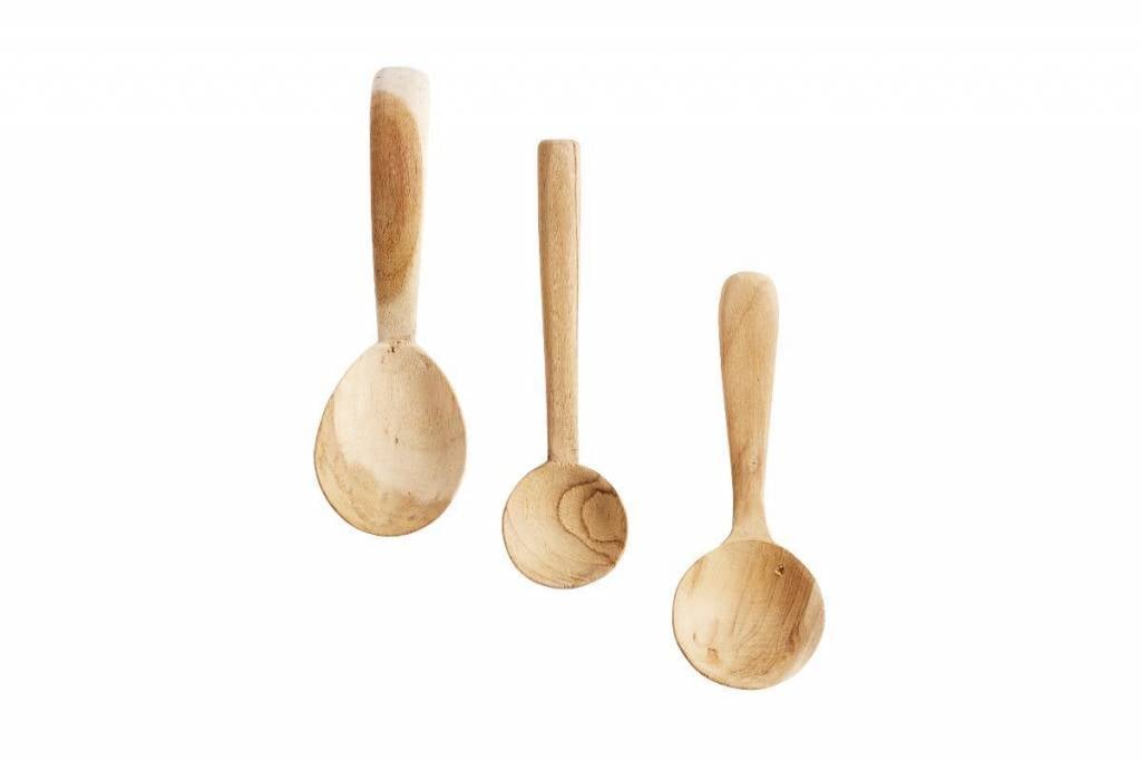 Spoon Set of 3 - Teak