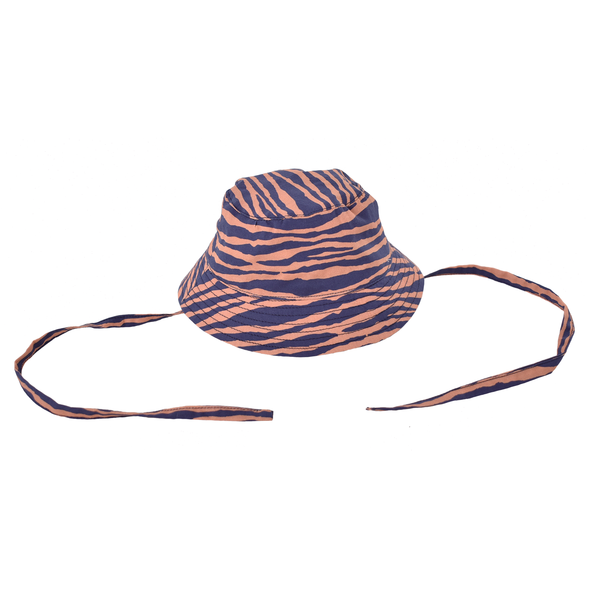 UV Zonnehoedje baby Blauw Oranje Zebra | Swim Essentials