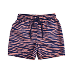 UV Swimming Trunks Boys - Blue / Orange Zebra