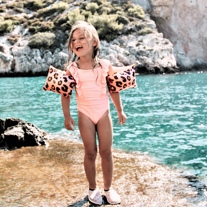 Swimming armbands Panther Rose Gold 2-6 years