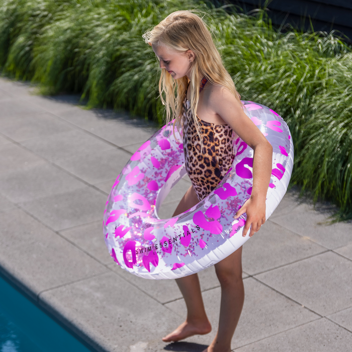 Swimming pool - Neon Panther print 90 cm