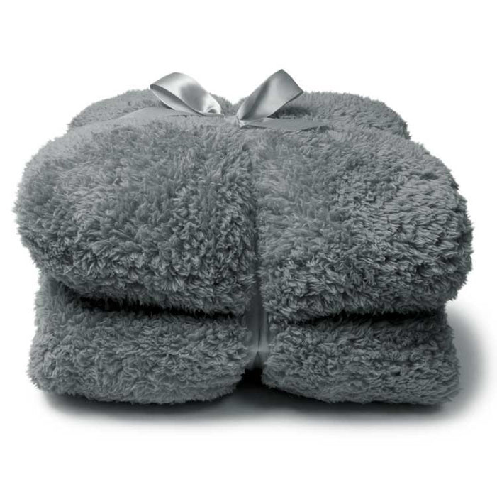 Plaid | Deken - Teddy - 150x200cm -  Dark Grey
