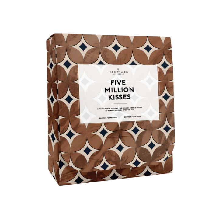 Travel Set voor Hem - Five Million Kisses | The Gift Label