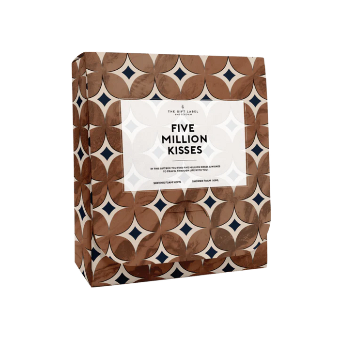Travel Set voor Hem - Five Million Kisses | The Gift Label
