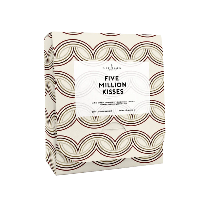 Travel Set voor Haar - Five Million Kisses | The Gift Label