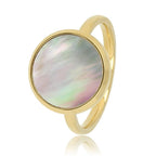 Ring - Goud met  met Black Pearl edelsteen | My Bendel