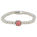 Silberarmband mit Rhodenit-Edelstein