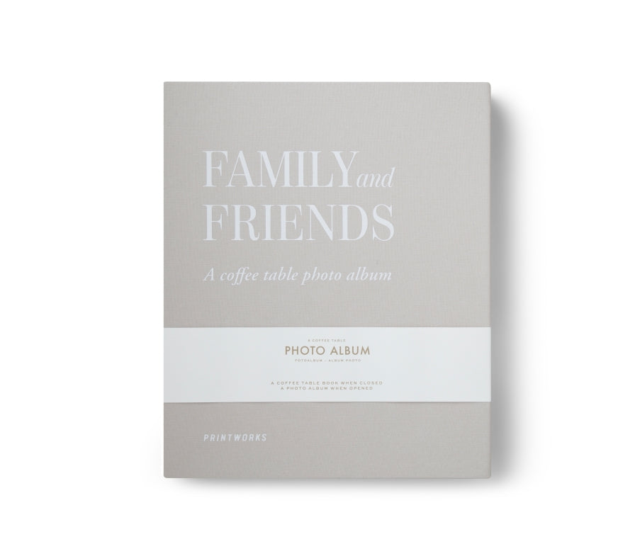 Fotoalbum Family and Friends Grijs | Printworks