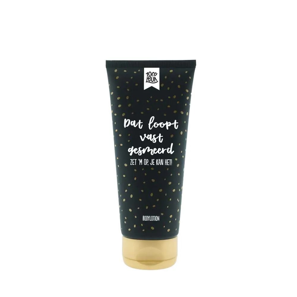Bodylotion Dat loopt vast gesmeerd | 100% Leuk