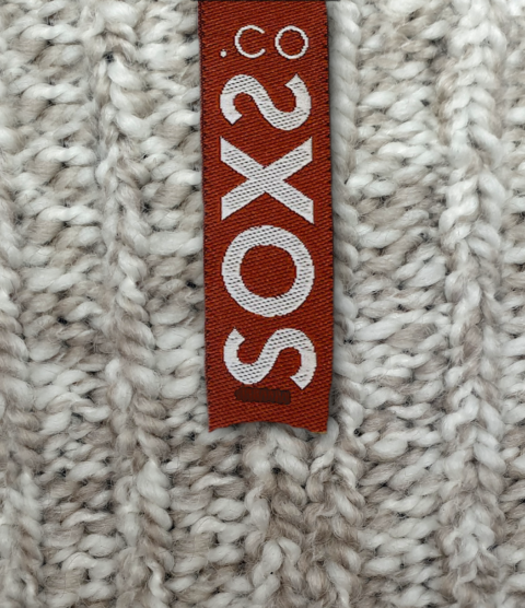 SOXS Woolen Unisex Anti Slip Gray - Calf height Unconditional 37-41